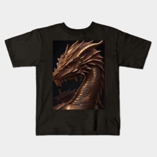 Golden dragon Kids T-Shirt